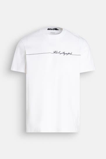 KARL LAGERFELD T-Shirt weiß