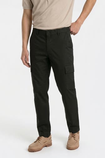 LACOSTE Cargohose schwarz