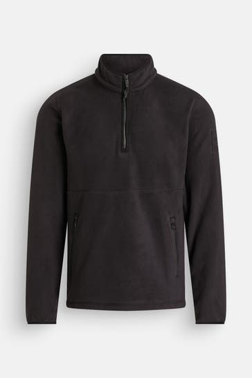 TIMBERLAND Fleece-Troyer schwarz