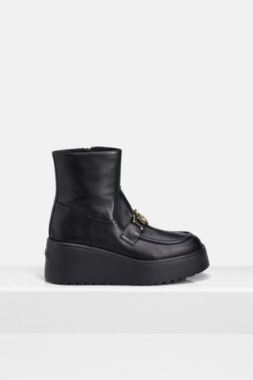 AIGNER - Plateau-Stiefel 'Stella 17' schwarz