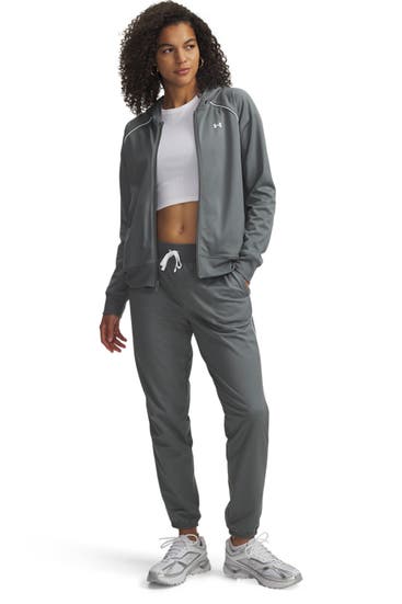 UNDER ARMOUR - Trainingsanzug 'Rival Tricot' graugrün