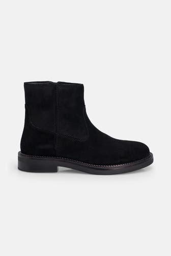 GEOX Leder-Stiefeletten 'Serilda' schwarz
