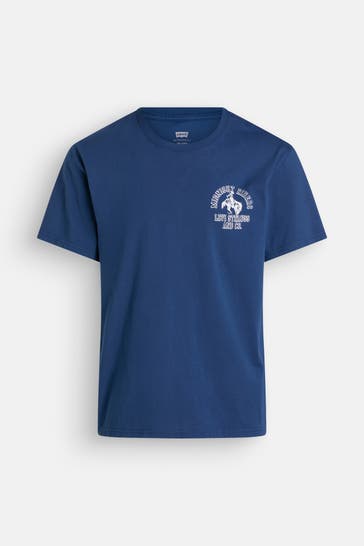 LEVI'S® T-Shirt 'Midnight Riders' dunkelblau