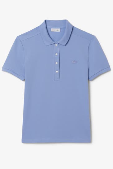 LACOSTE Polo-Shirt taubenblau