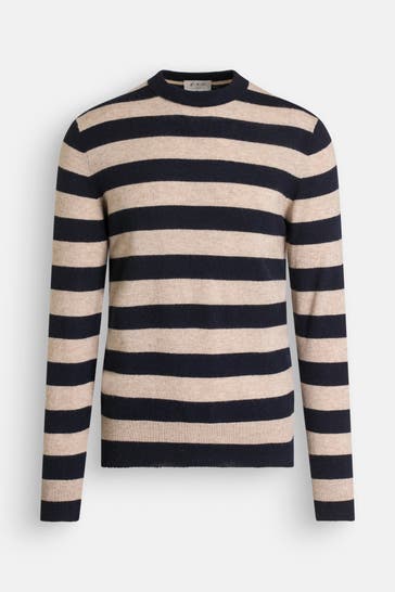 FTC Kaschmir-Pullover gestreift
