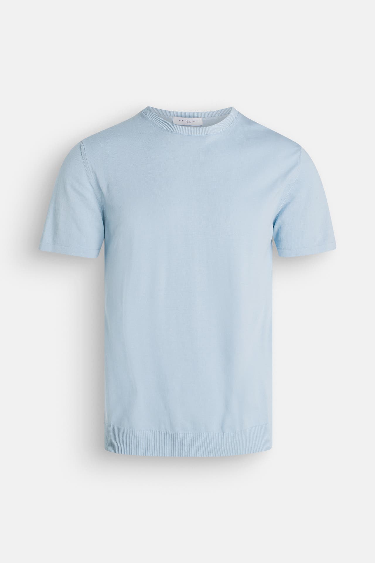 DANIELE FIESOLI Strickshirt hellblau, Bild 1