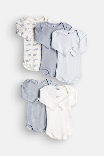 PETIT BATEAU 5er-Pack Bodies mehrfarbig