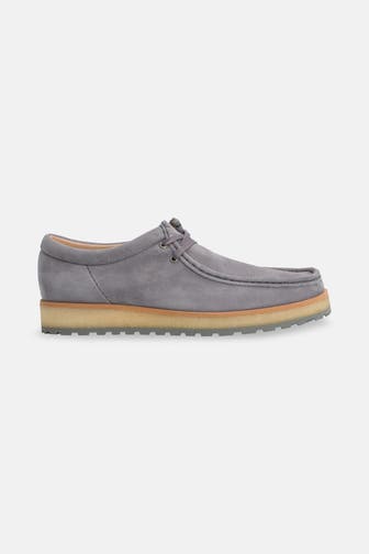 CLARKS Bootsschuhe 'Walla Scout' blaugrau