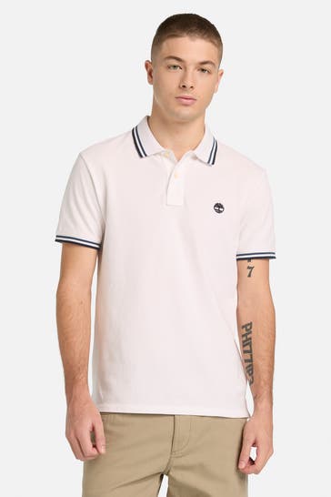 TIMBERLAND Polo-Shirt weiß