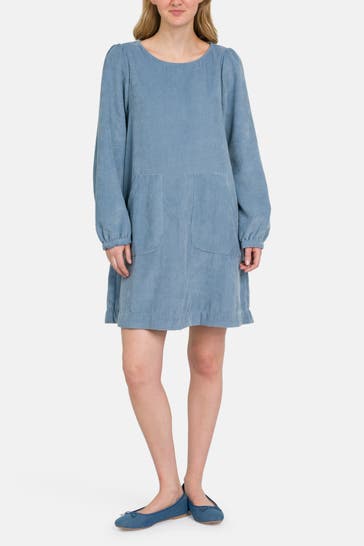 LOLLYS LAUNDRY Kleid 'Carlall' taubenblau