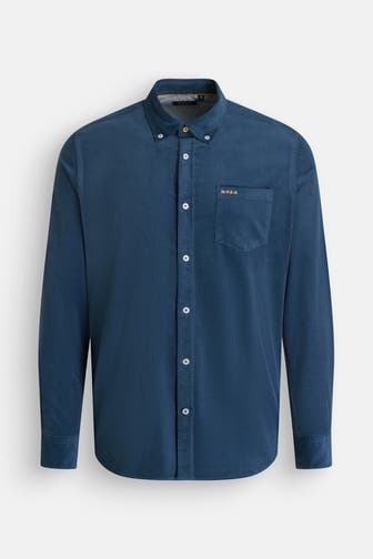 NEW ZEALAND AUCKLAND Cordhemd azurblau