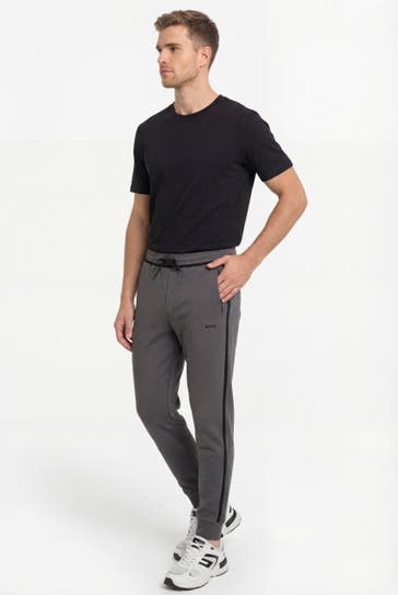 BOSS GREEN Sweatpants 'Hadiko' steingrau