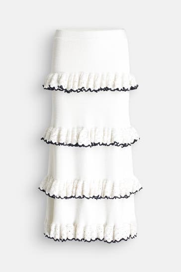 ZIMMERMANN Strickrock 'Halliday' weiß