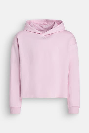 PEPE JEANS Hoodie 'Victoria' rosa