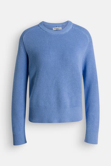 MARC O'POLO DENIM Strickpullover taubenblau