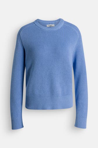 MARC O'POLO DENIM Strickpullover taubenblau