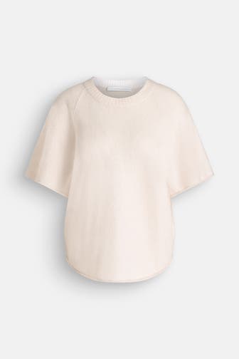 HERZENSANGELEGENHEIT Kaschmirmix-Pullover beige