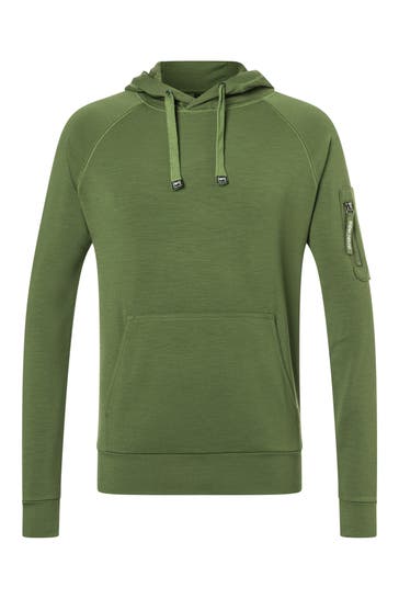 SUPER.NATURAL Hoodie oliv