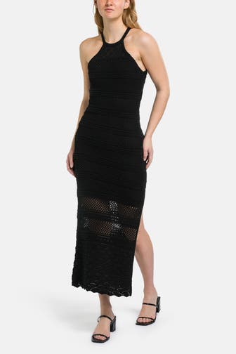 GUESS Strickkleid 'Amelie' schwarz