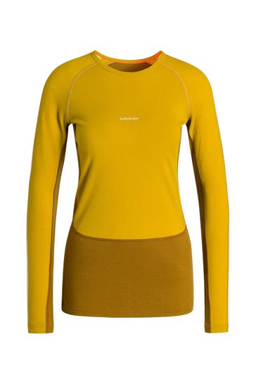ICEBREAKER Baselayer '200 ZoneKnit' gelb
