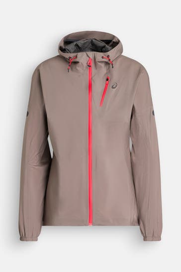 ASICS Regenjacke braun