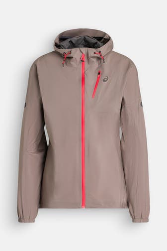 ASICS Regenjacke braun