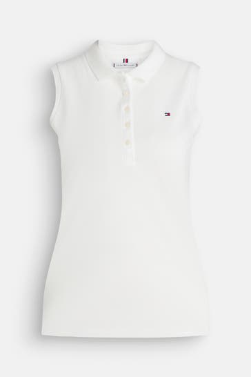 TOMMY HILFIGER Polo-Shirt weiß