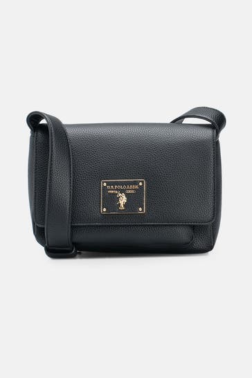 U.S. POLO ASSN. Umhängetasche 'Providence' schwarz