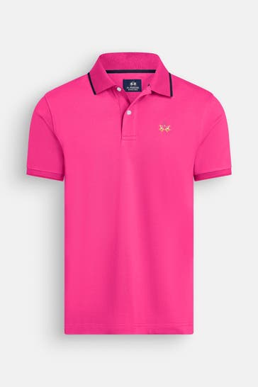 LA MARTINA Polo-Shirt pink