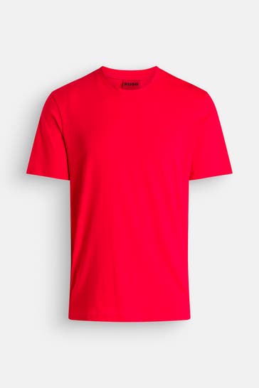 HUGO T-Shirt 'Dero' rot