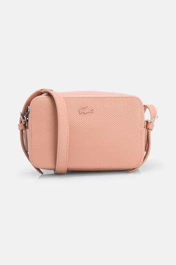LACOSTE Umhängetasche lachs