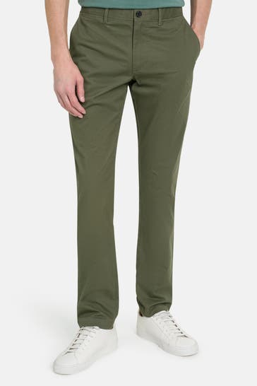 TOMMY HILFIGER Stoffhose 'Bleecker' oliv