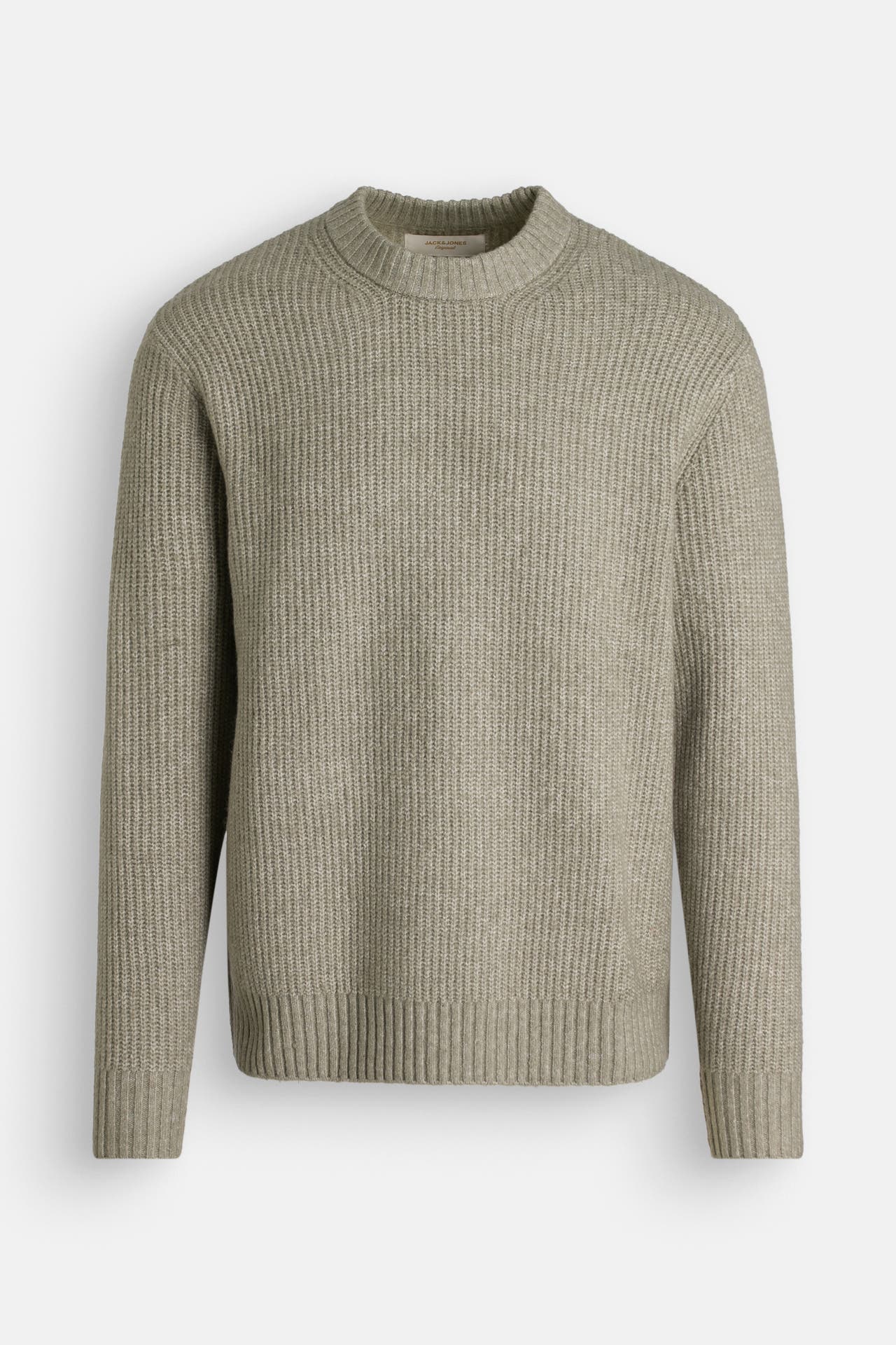 JACK & JONES Strickpullover graugrün, Bild 1