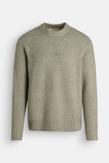 JACK & JONES - Strickpullover graugrün