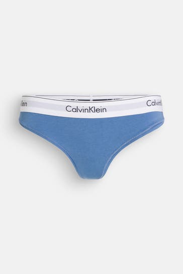 CK UNDERWEAR String blau