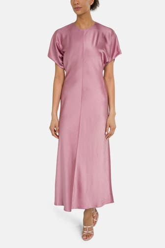 TED BAKER Midikleid 'Fianaa' dunkelrosa