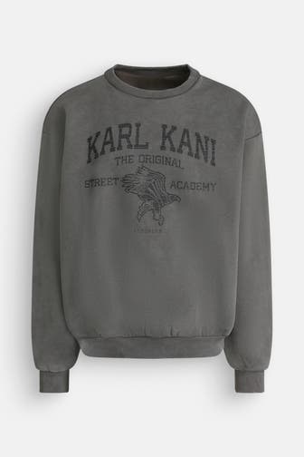 KARL KANI Sweatshirt 'Street Academy' graugrün