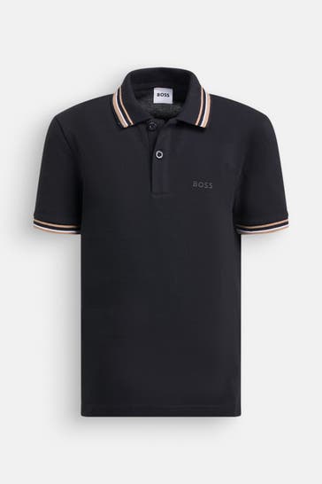 BOSS Polo-Shirt schwarz