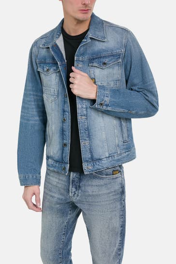 G-STAR Jeansjacke 'Arc 3D' blau