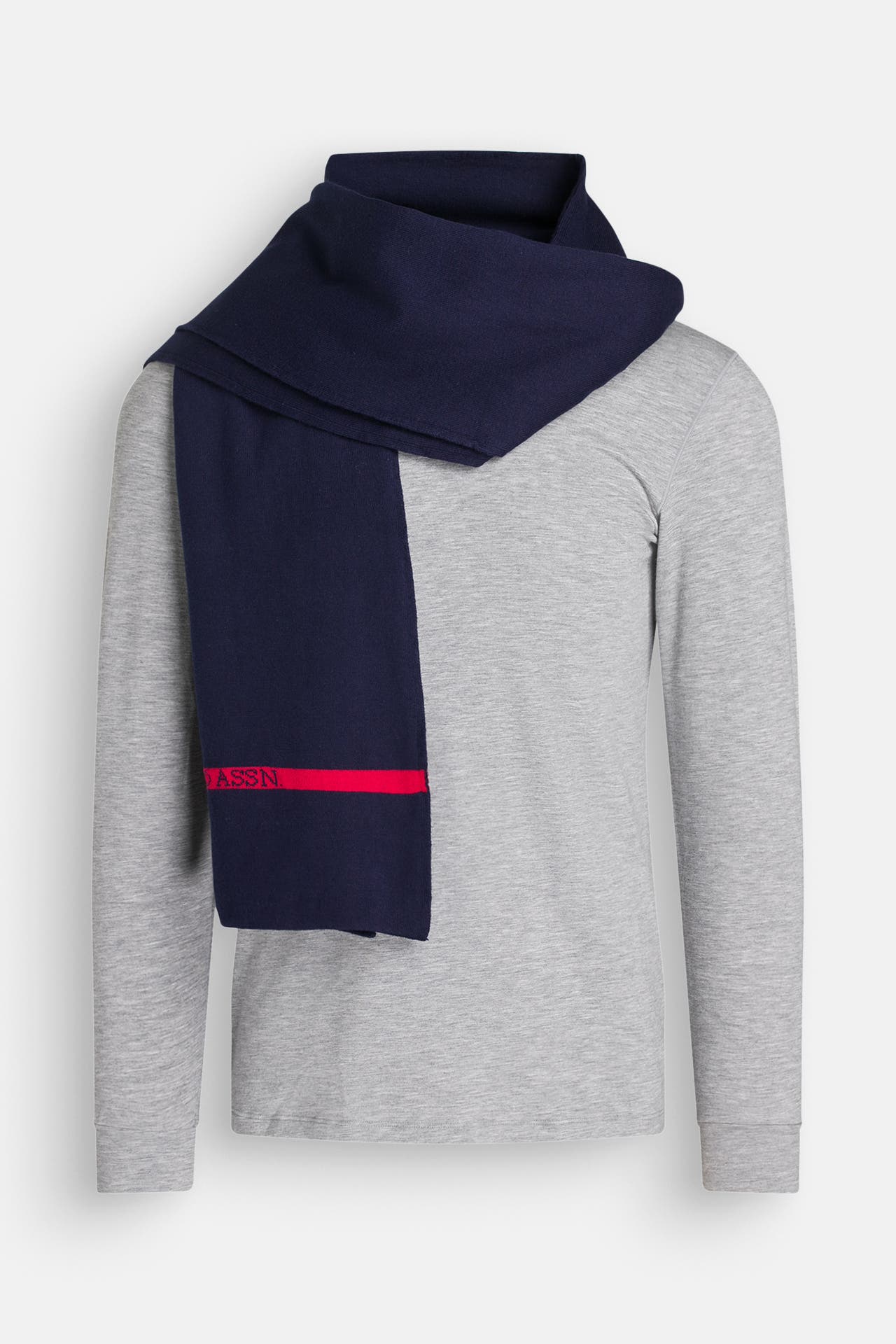 U.S. POLO ASSN. Strickschal dunkelblau, Bild 1