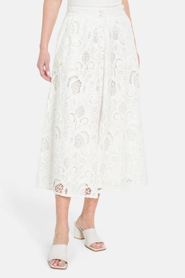 GUESS Spitzenrock ecru