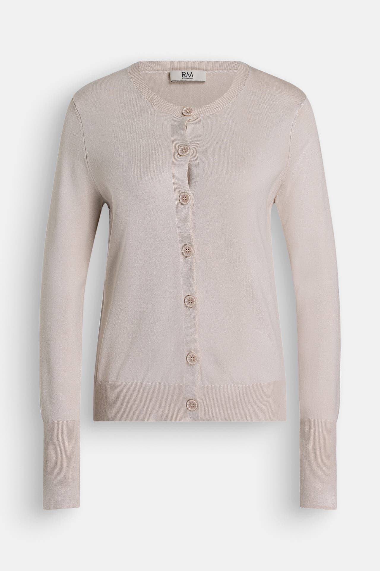 RM BY ROSEMUNDE Strickjacke 'Sandra' hellbraun, Bild 1