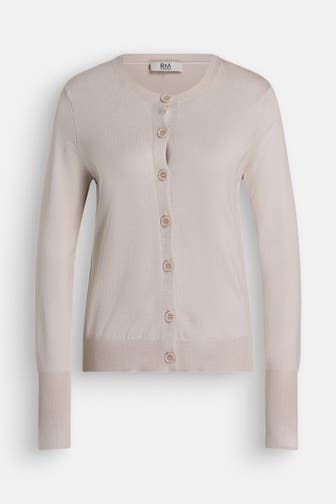 RM BY ROSEMUNDE Strickjacke 'Sandra' hellbraun