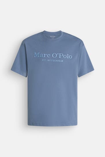 MARC O'POLO T-Shirt azurblau