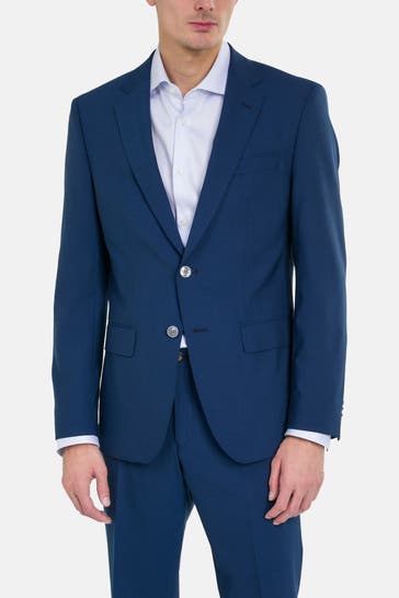 BOSS Wollmix-Sakko 'Huge' marine