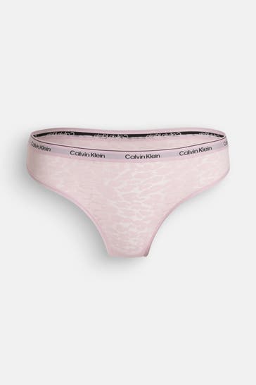 CK UNDERWEAR Brazilian-Slip hellrosa
