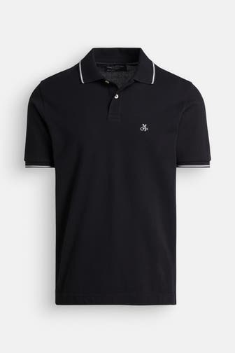 MARC O'POLO Polo-Shirt schwarz