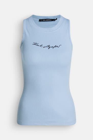 KARL LAGERFELD Top hellblau