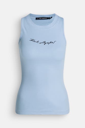 KARL LAGERFELD Top hellblau