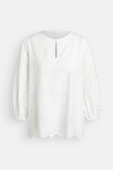 S.OLIVER BLACK LABEL Casual-Bluse weiß